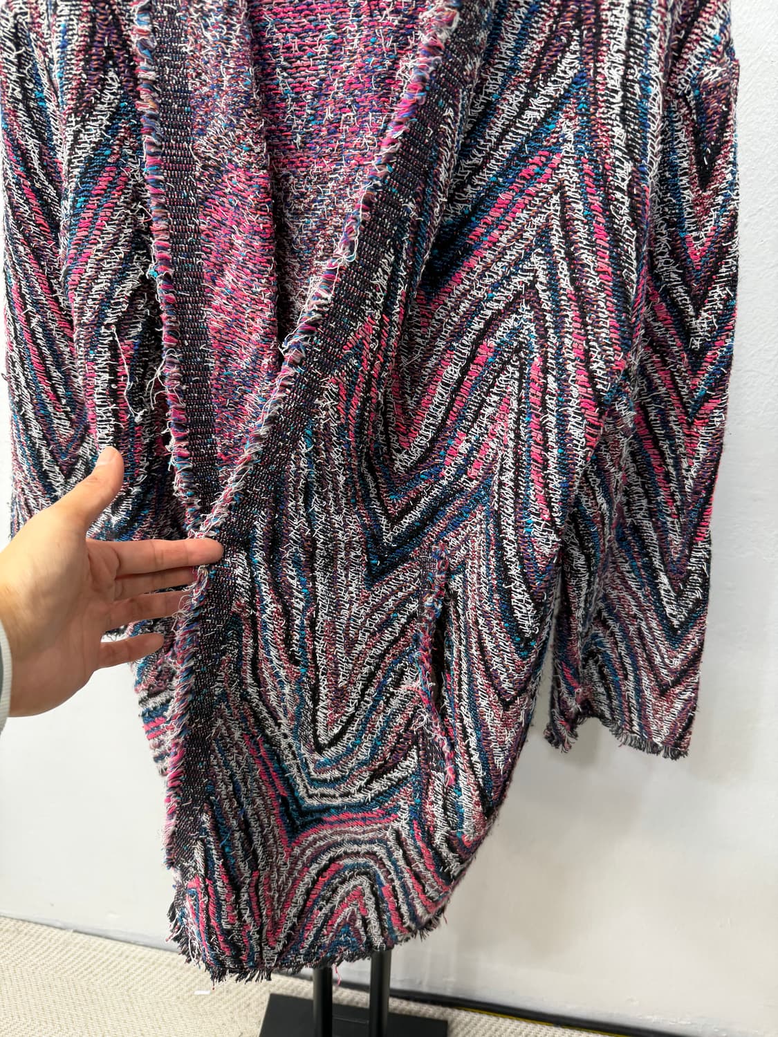 정품) IRO 이로 트위드 멀티컬러 가디건 36  상품이미지4