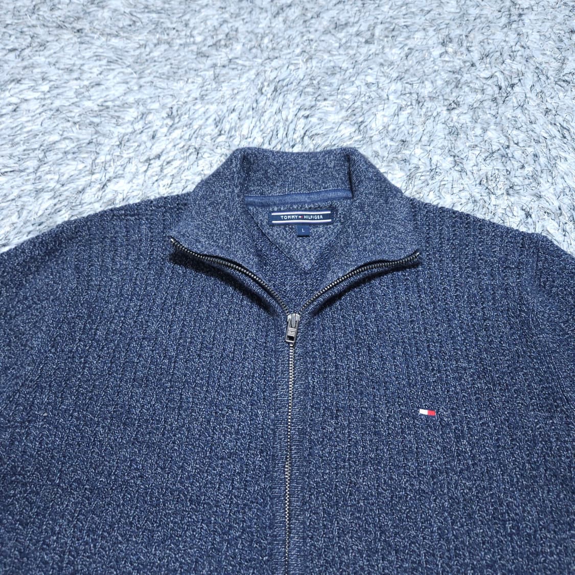 타미힐피거) L 남자 니트집업 / 왕눈이샵 상품이미지4
