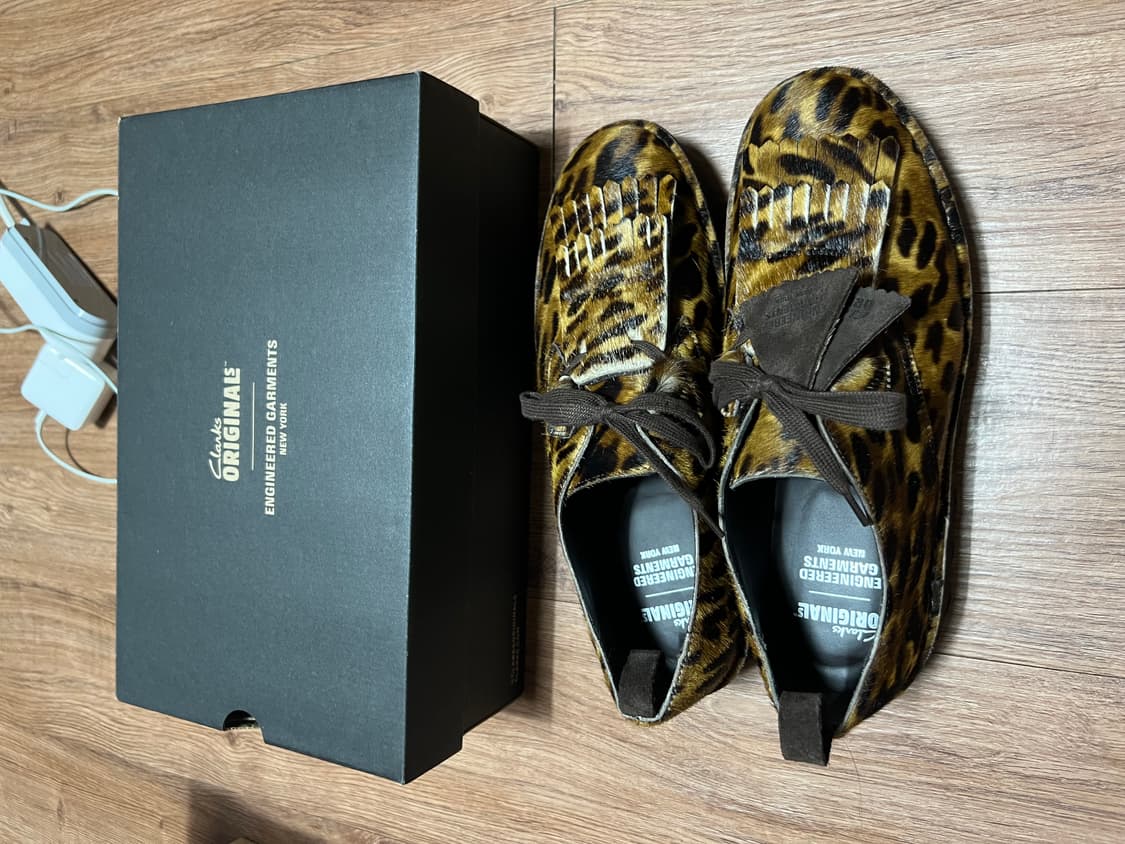 클락스 x 엔지니어드가먼츠 데저트 칸 레오파드 uk 9 상품이미지4