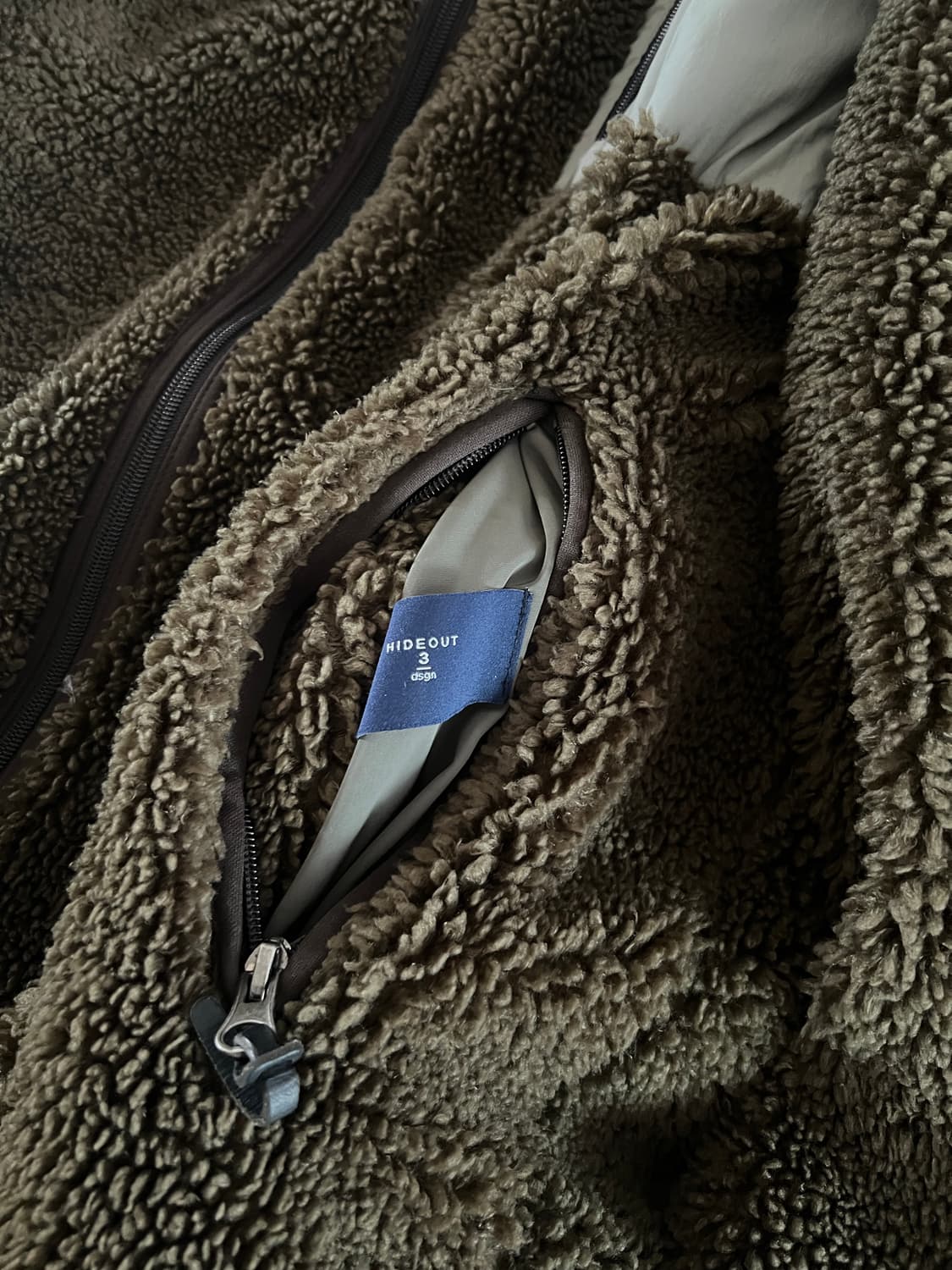 하이드아웃 리버시블 롱 후리스2,3사이즈 상품이미지2