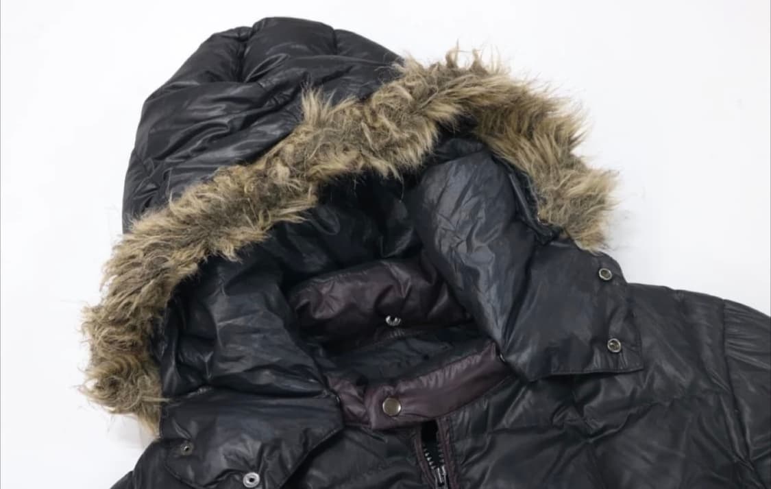 COX 빈티지 후드 퍼 덕다운 패딩 점퍼 상품이미지2