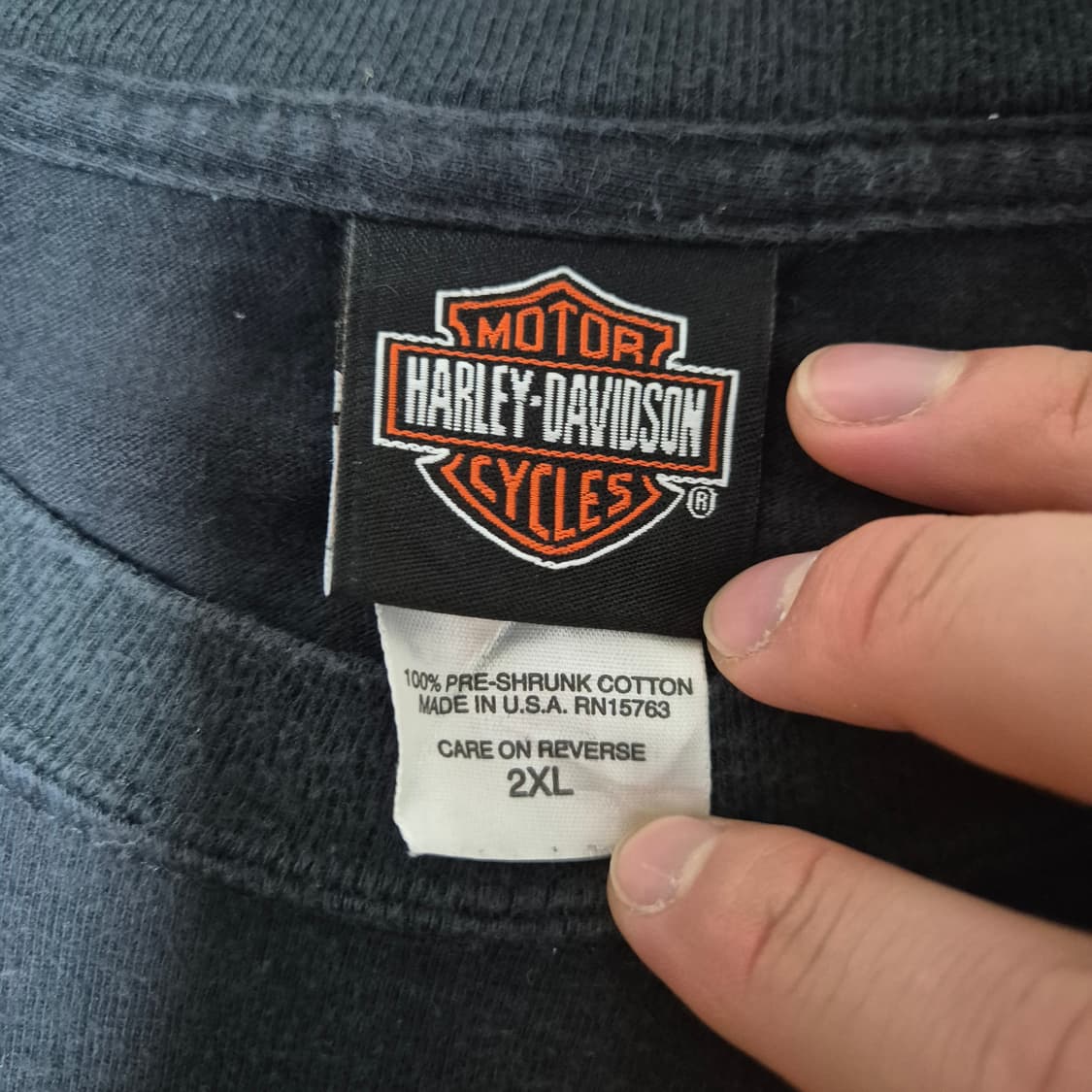 00s 빈티지 할리 데이비슨 티셔츠 made in USA (2XL) 상품이미지4