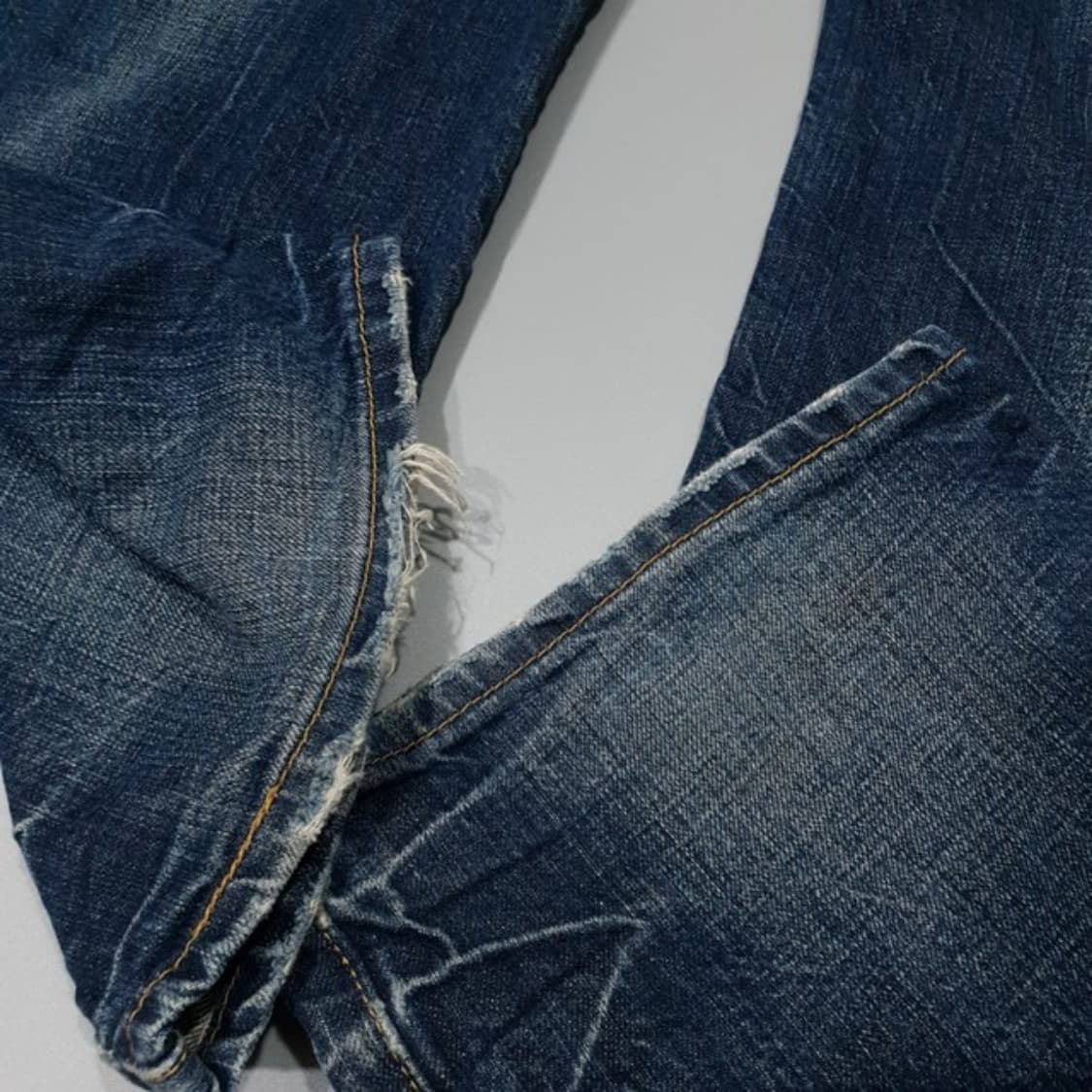 리바이스 501 진청워싱 빅E 셀비지 데님팬츠 SIZE 상품이미지7