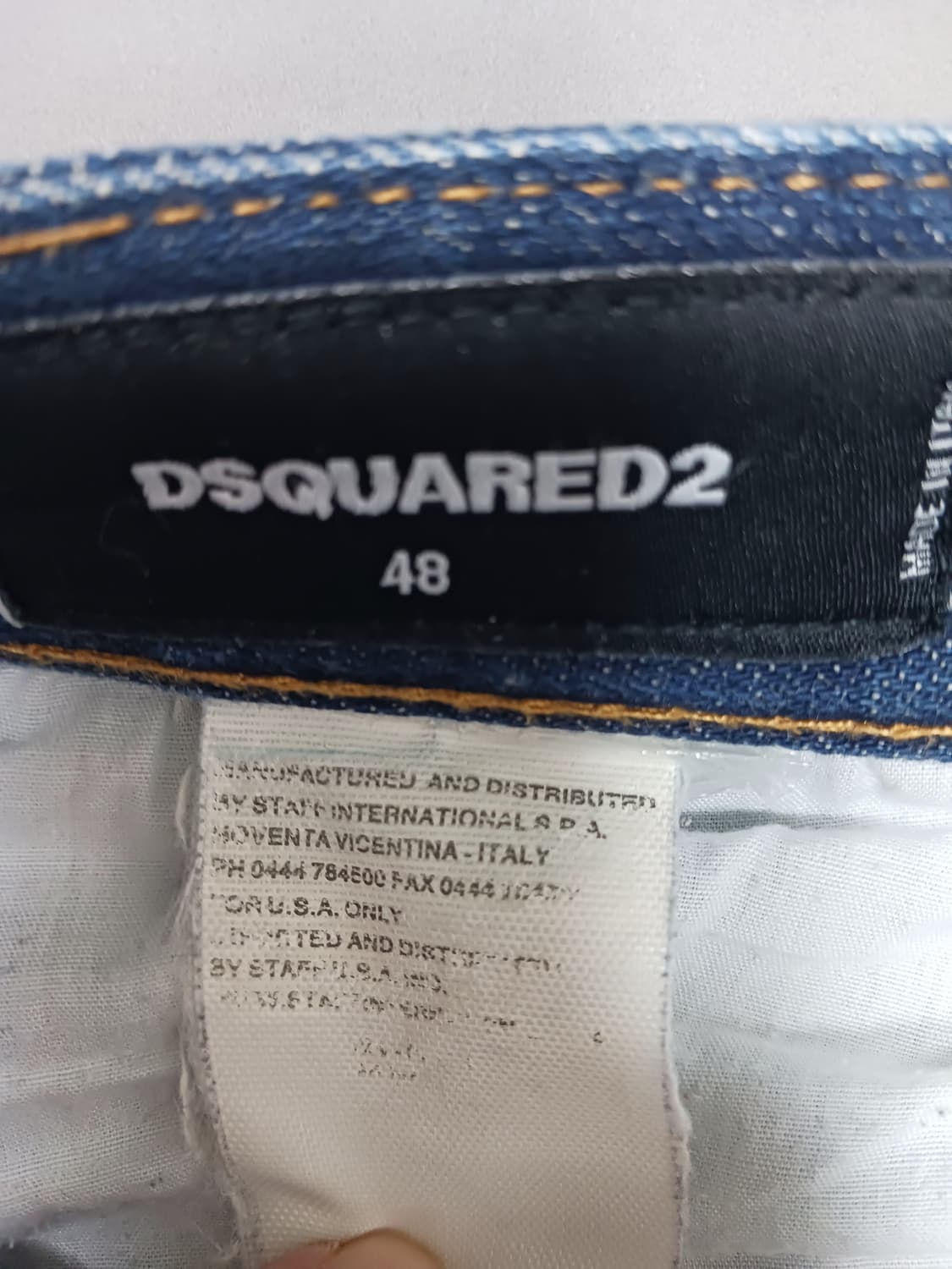 [32] 디스퀘어드2 멀티페인팅 레드탭 쿨가이진 청바지 상품이미지10