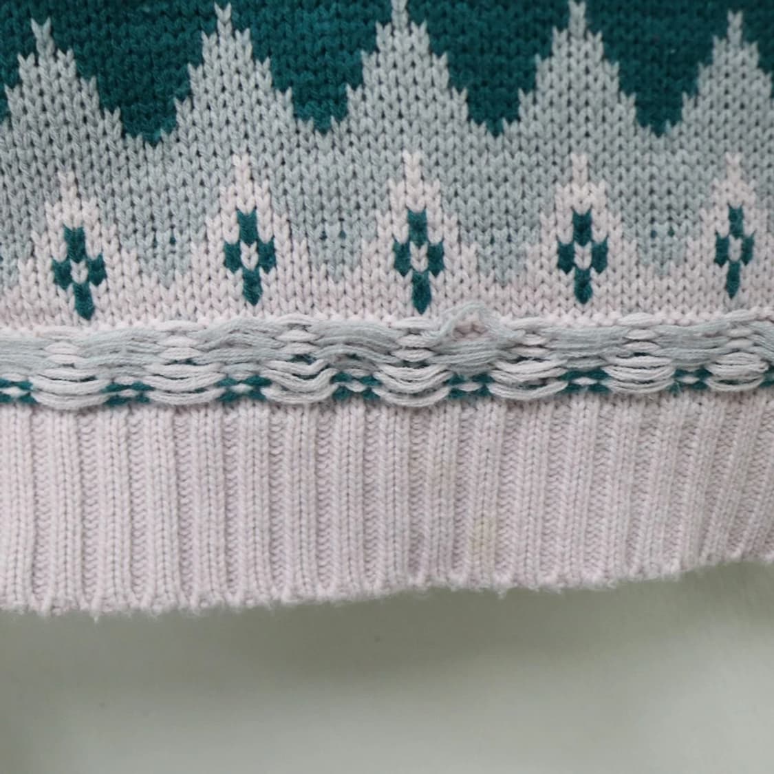 W CLOSET 눈꽃 배색 니트 62427 상품이미지6