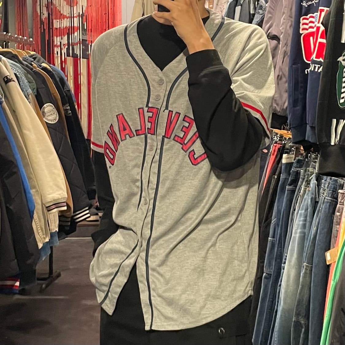 [IM] CLEVELAND 그레이 No.14 반팔져지 상품이미지3