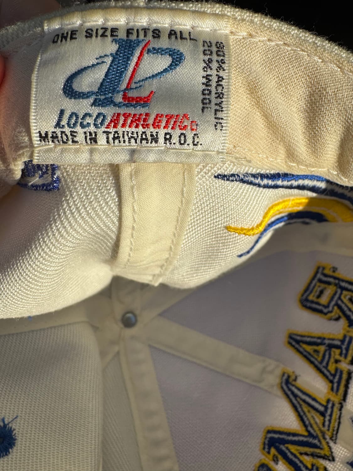 90s 로고애슬래틱 LA Rams 스냅백 상품이미지4