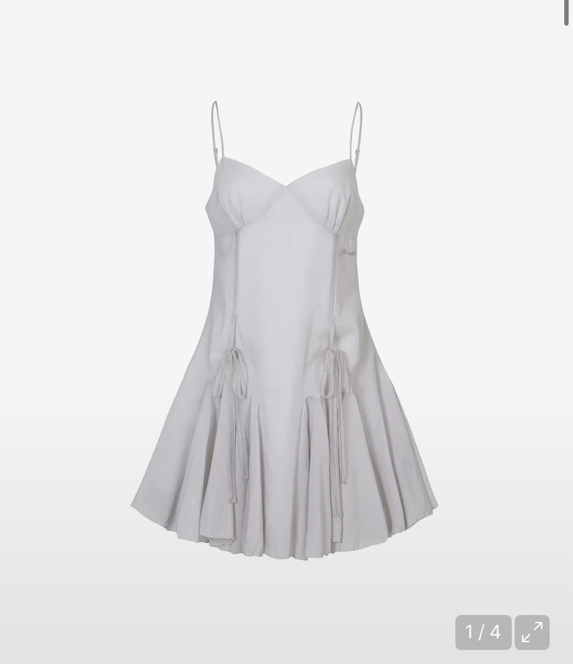 페인오어플레져 ARIEL LACE DRESS light grey 상품이미지1