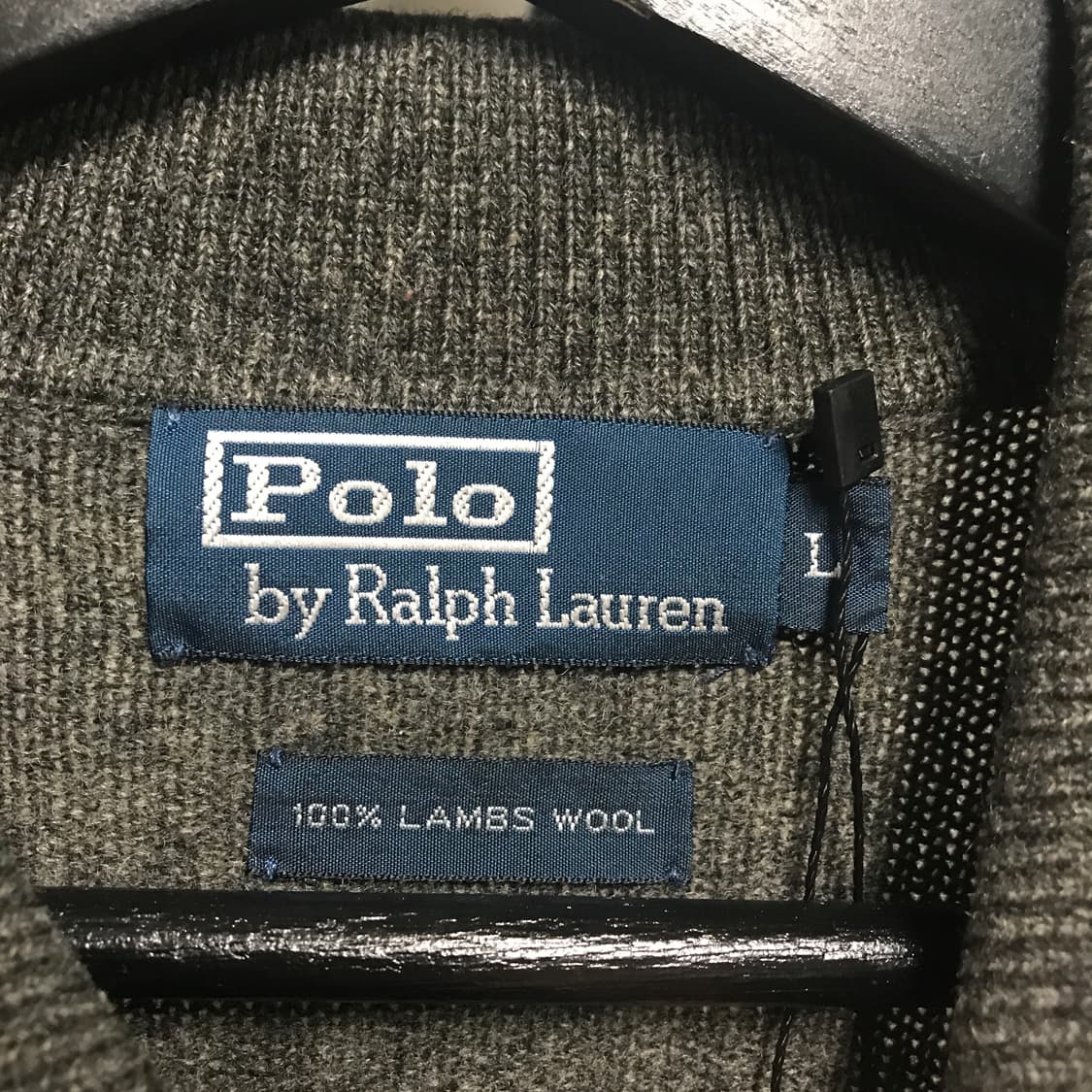 폴로 랄프로렌 니트 긴팔 카라티 그레이 L 상품이미지5