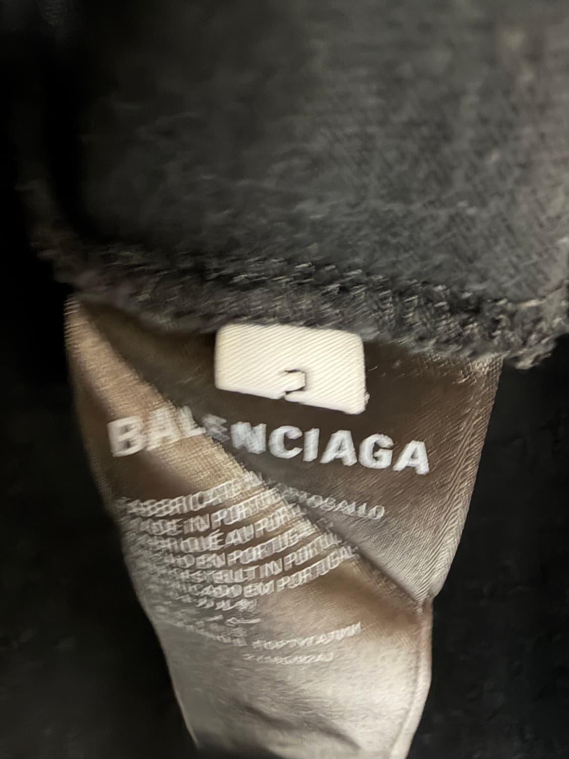 발렌시아가 그래픽 로고 빈티지 반팔티 (110)  상품이미지9