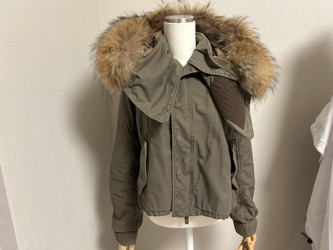 GOA G.O.A 고아 라쿤퍼 숏 자켓 상품이미지1