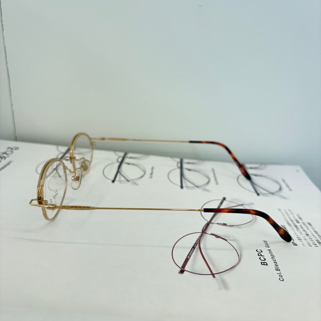 Kenji Sudo 일본 빈티지 골드 안경 상품이미지4