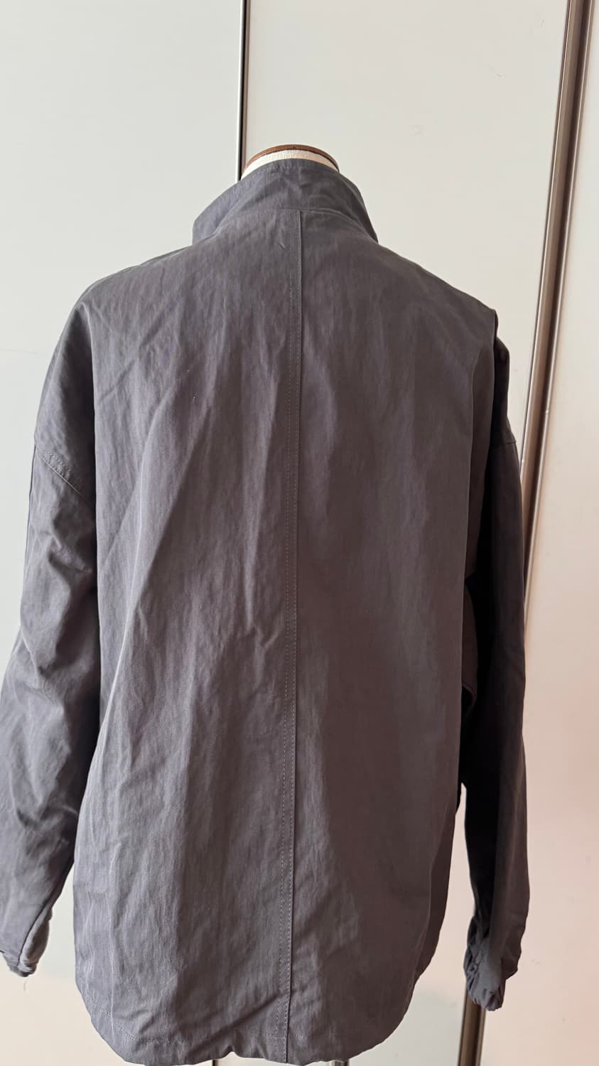 오로 oro 라퍼지포우먼 야상 자켓 오버핏 필드 숏 자켓  (그레이) 상품이미지4