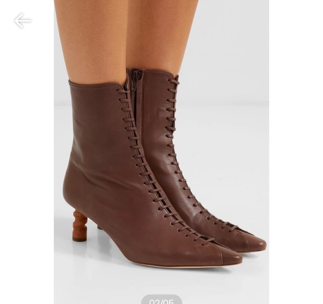 레지나표 시몬 앵클부츠 39 스카이블루 상품이미지10