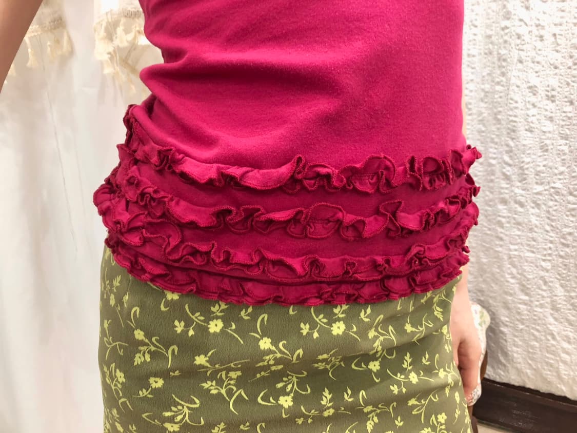 Frill plum sleeveless 상품이미지7