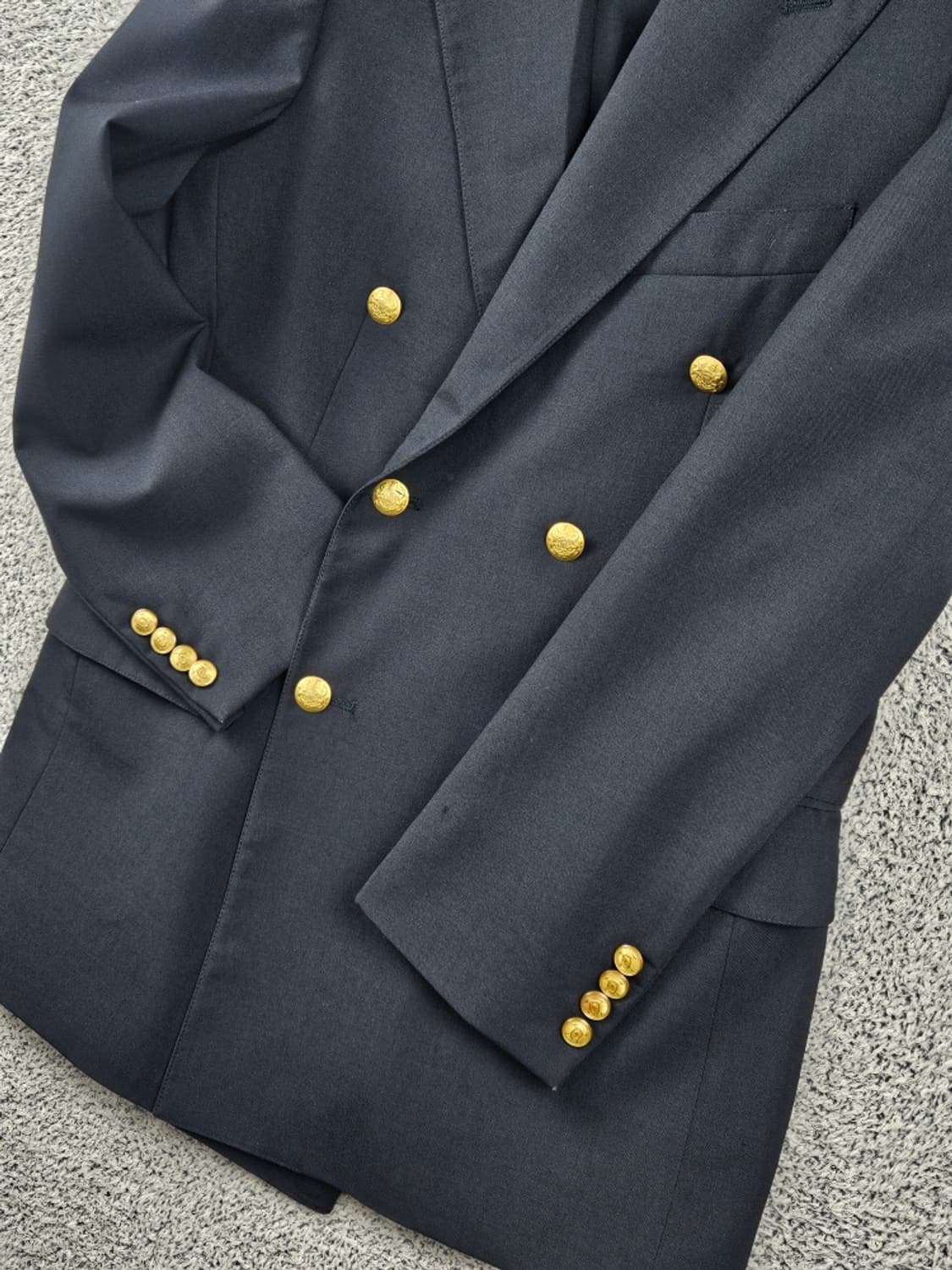 USA 폴로랄프로렌 더블 골드버튼 금장 블레이저 자켓(M추정)/11618 상품이미지4