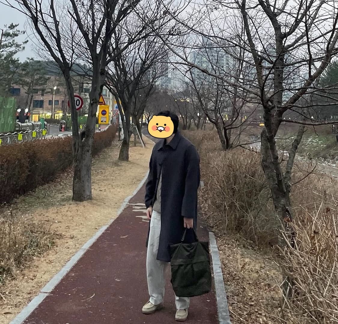 [L]셔터 발마칸 코트 차콜 상품이미지1