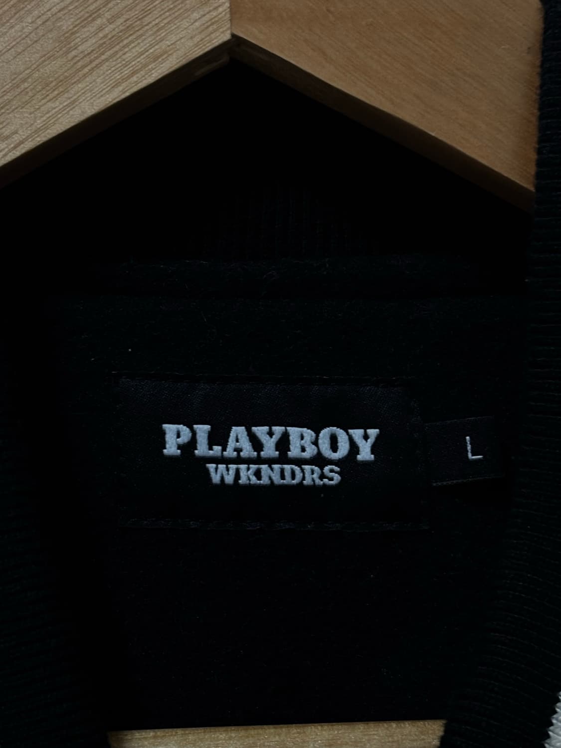 위켄더스X플레이보이 콜라보 바시티 자켓 상품이미지8