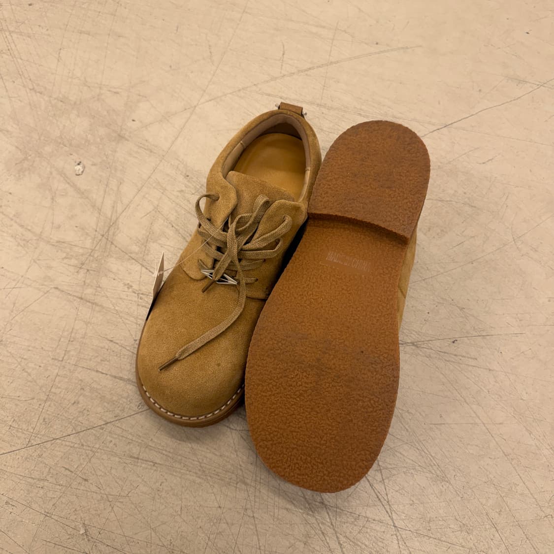 빈티지 스웨이드 브라운 더비 슈즈  상품이미지3