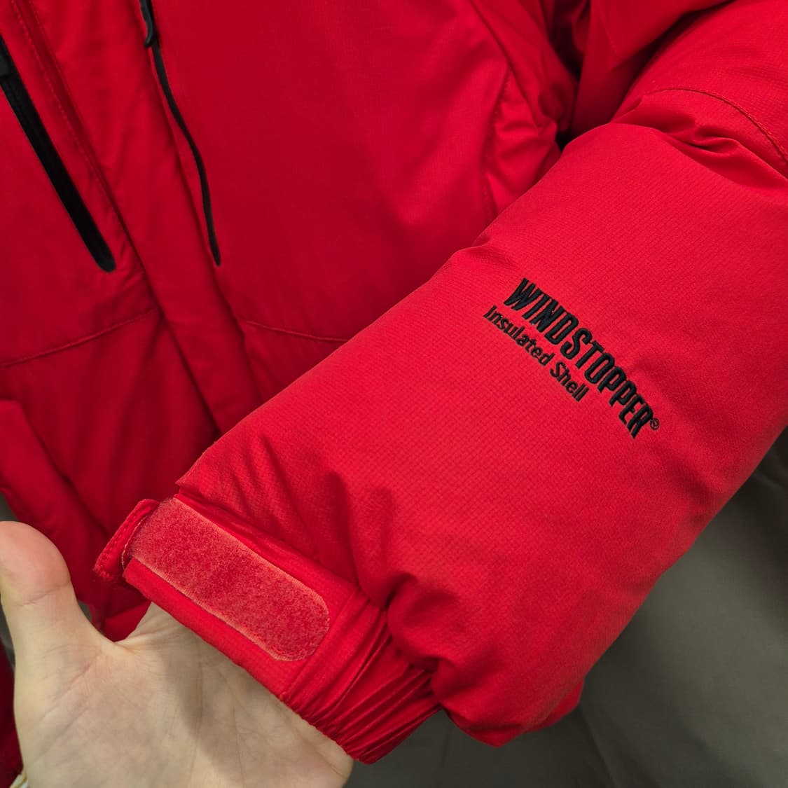 코오롱 스포츠 윈드스토퍼 800필 대장급 패딩 95 상품이미지4