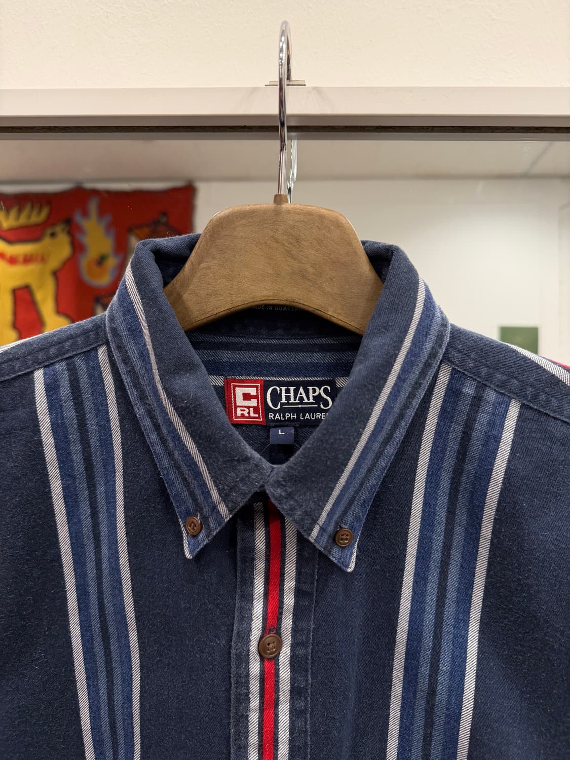 00s Chaps RL 챕스 랄프로렌 옥스퍼드 스트라이프 셔츠 상품이미지3