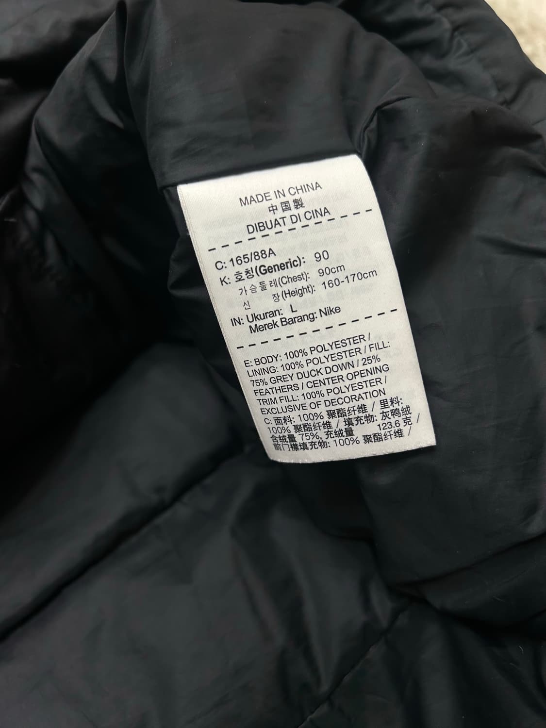 [L]나이키NSW 덕다운 후드 롱패딩/블랙 상품이미지6