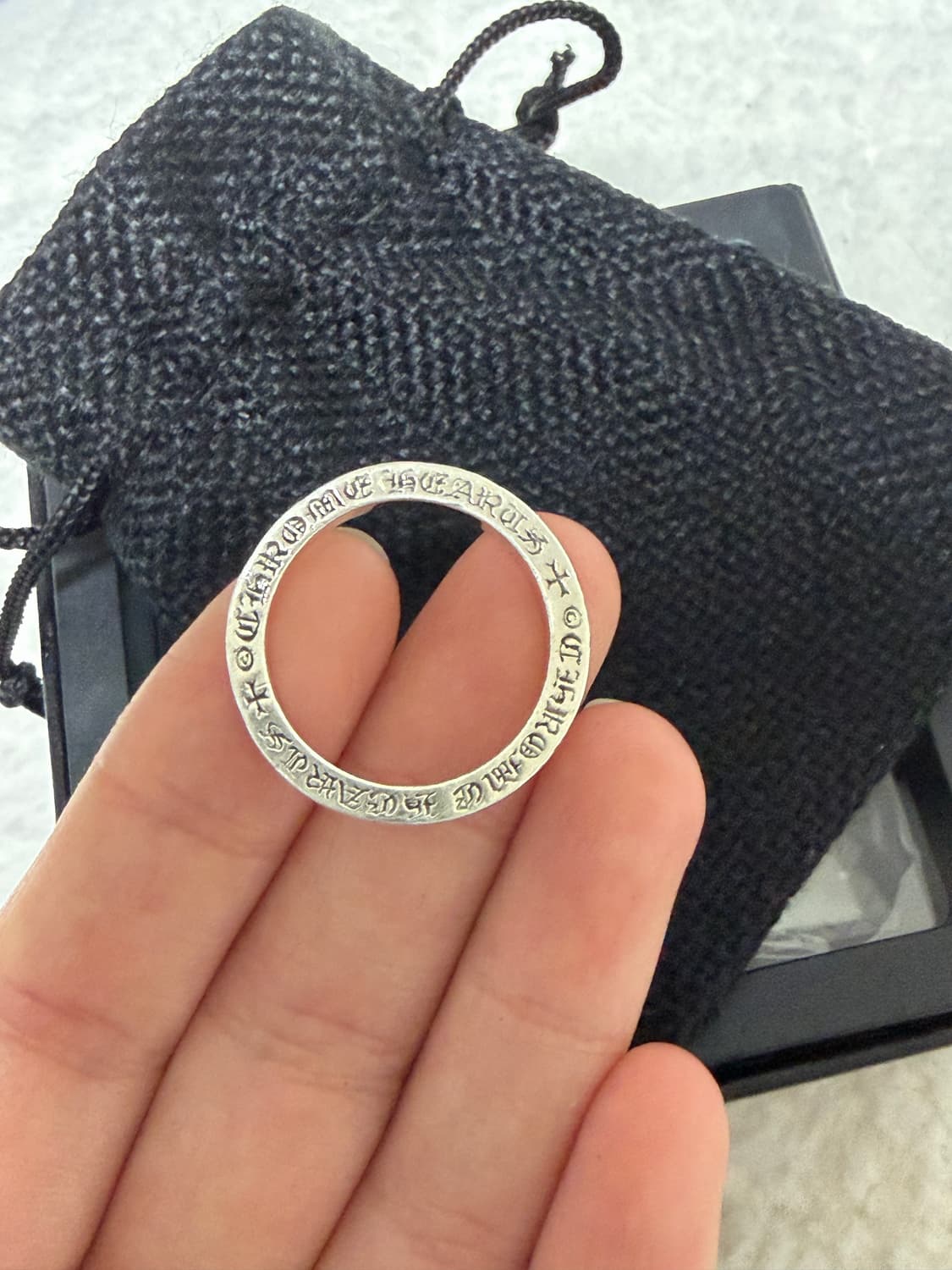 크롬하츠 스페이서 퍽유링 3mm 23.5호 상품이미지1