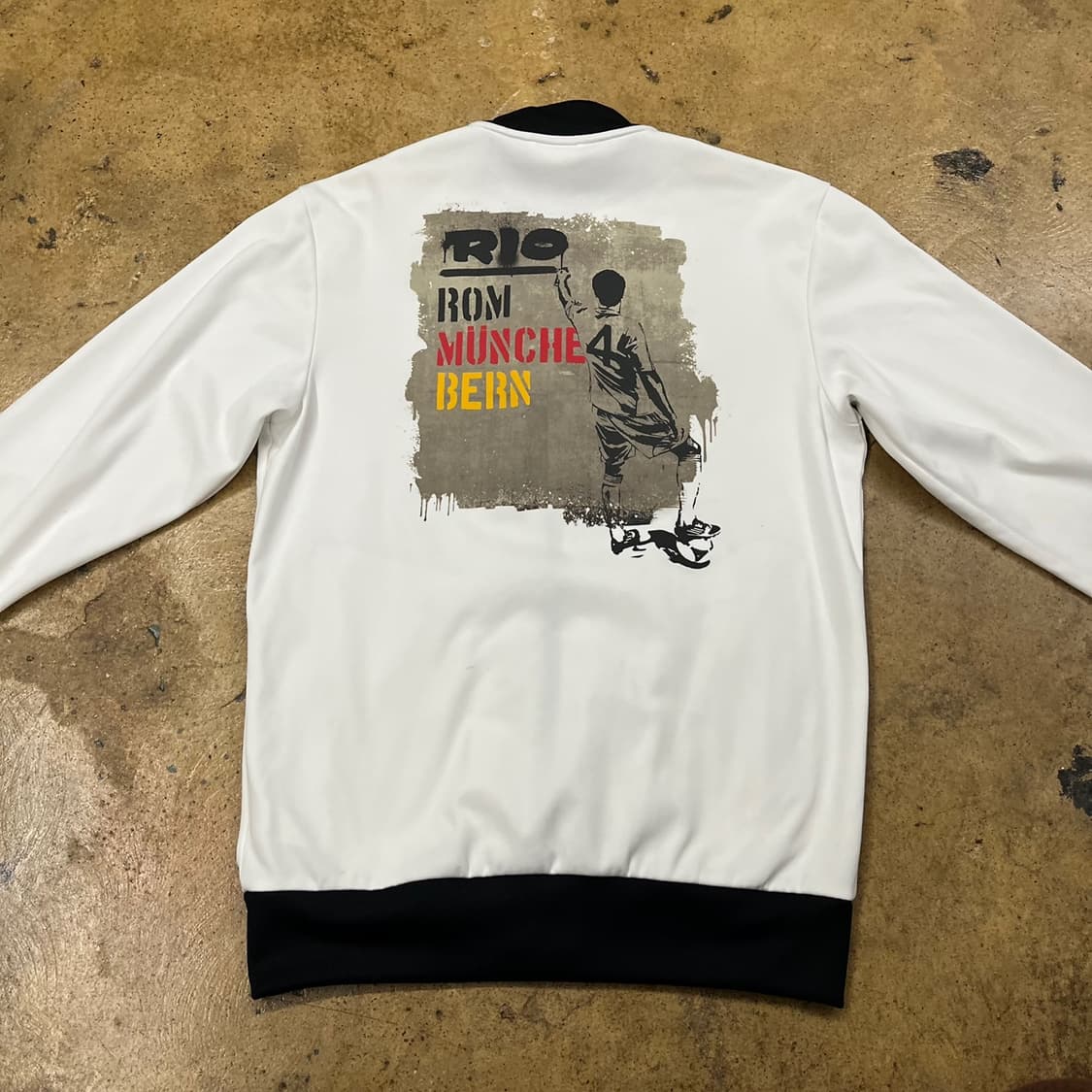 아디다스 독일 흰검 져지 트랙탑 95 상품이미지4