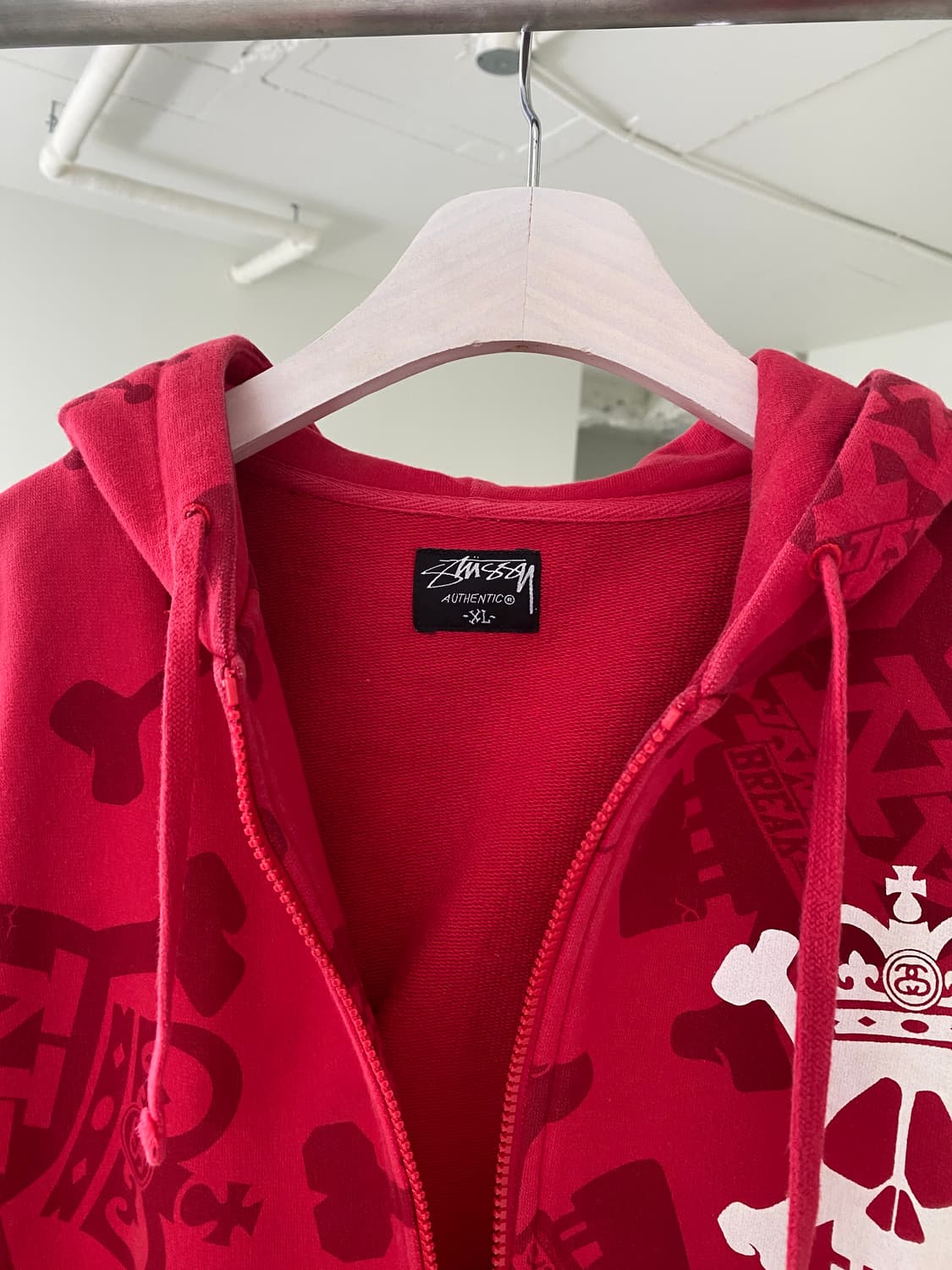 스투시 스컬시티 후드집업 상품이미지7