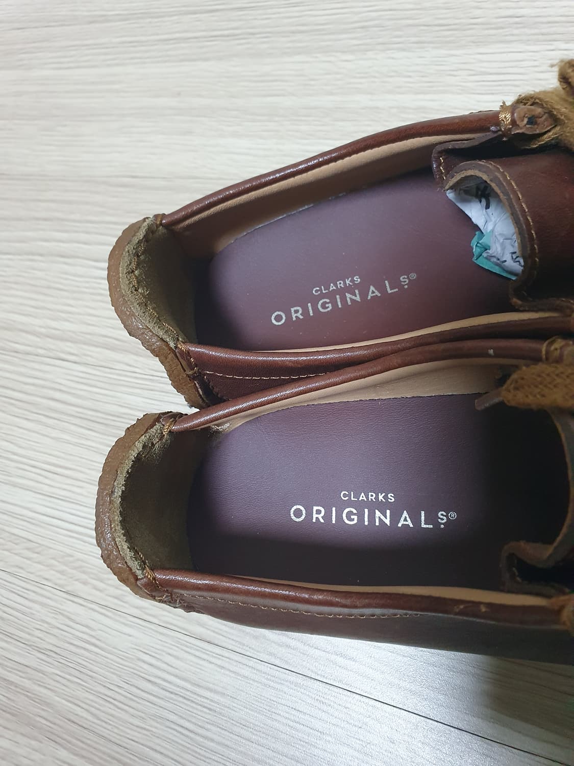 클락스 왈라비 브라운 레더 슈즈 240 상품이미지8