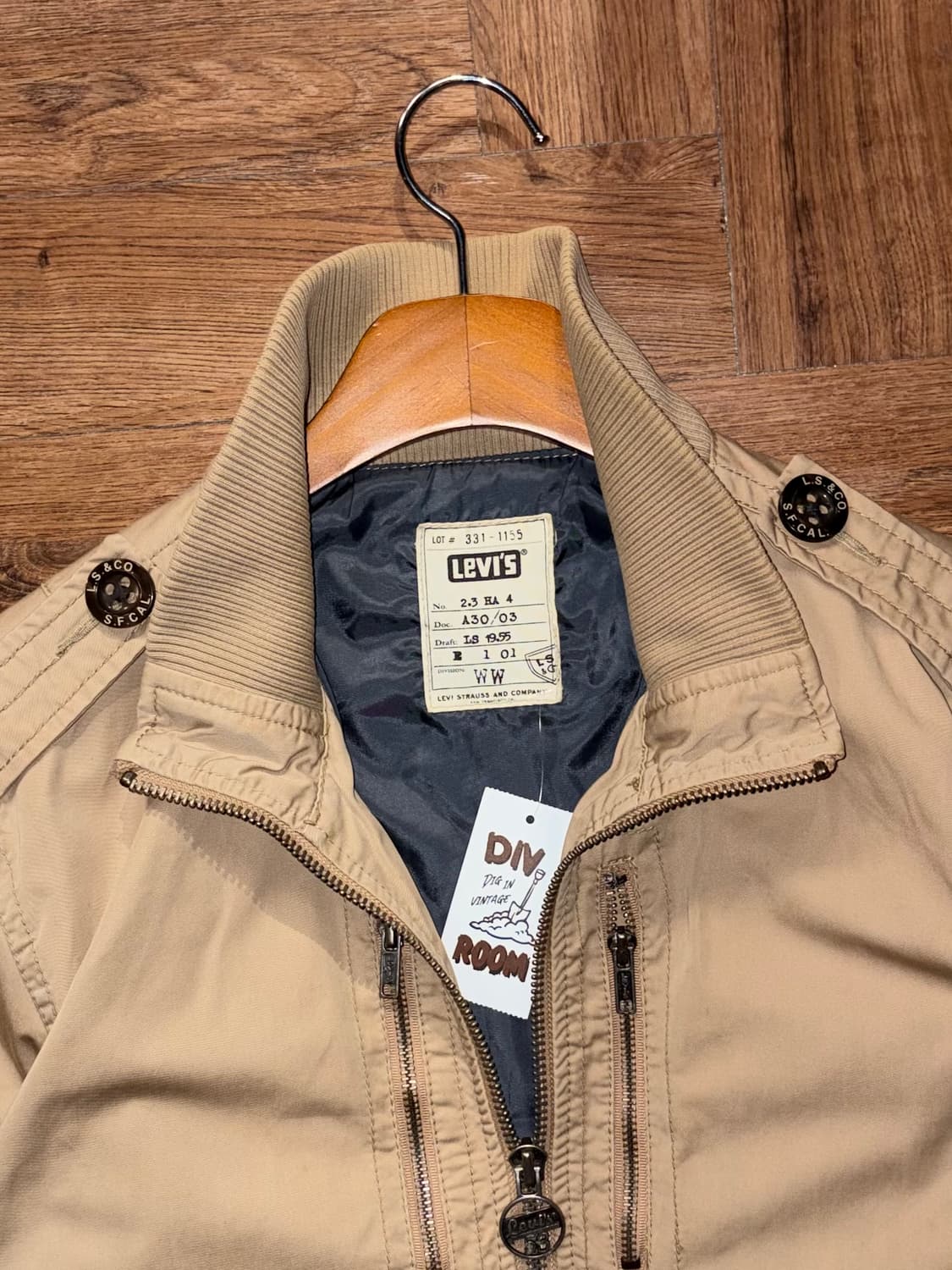 리바이스 밀리터리 블루종 상품이미지5