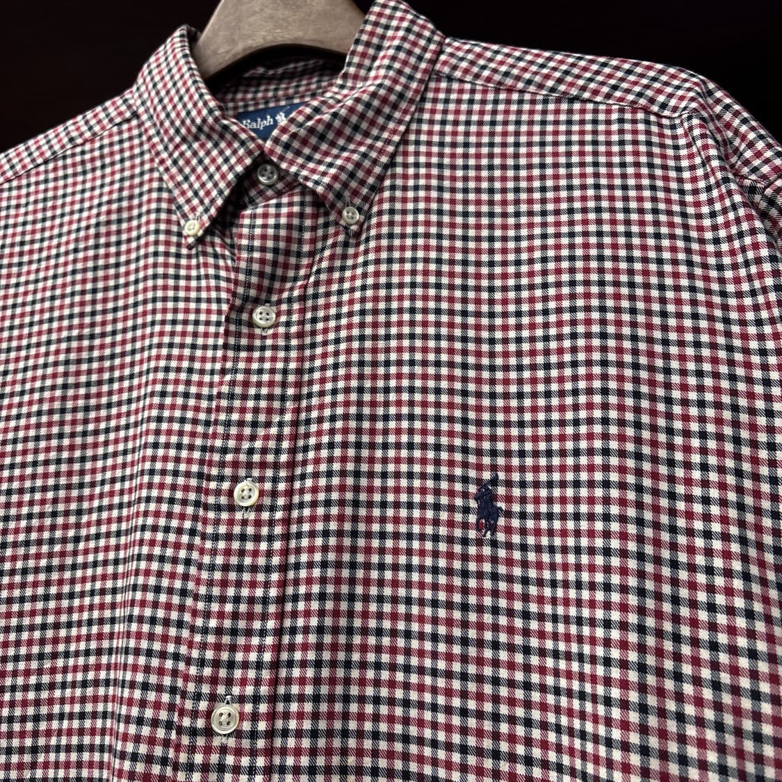 00s 폴로 랄프로렌 블레이크핏 클래식 건클럽체크 버튼다운셔츠 N1103 상품이미지6