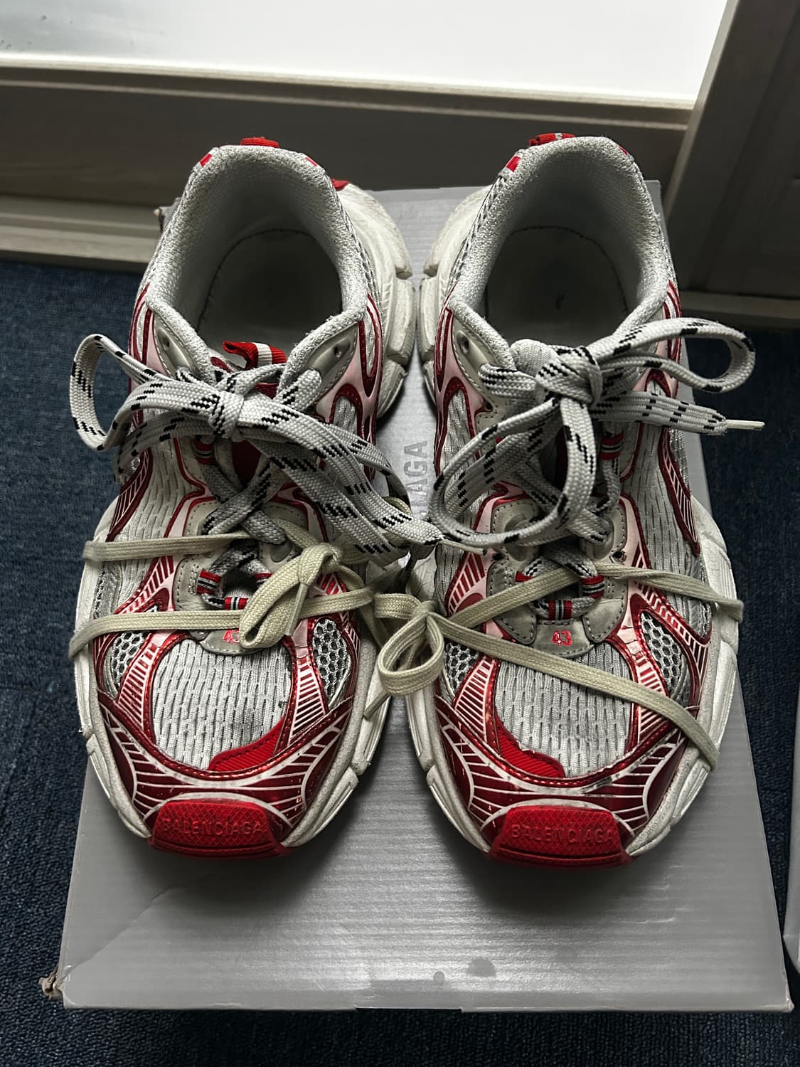 [43]발렌시아가 3xl 화이트레드 상품이미지4