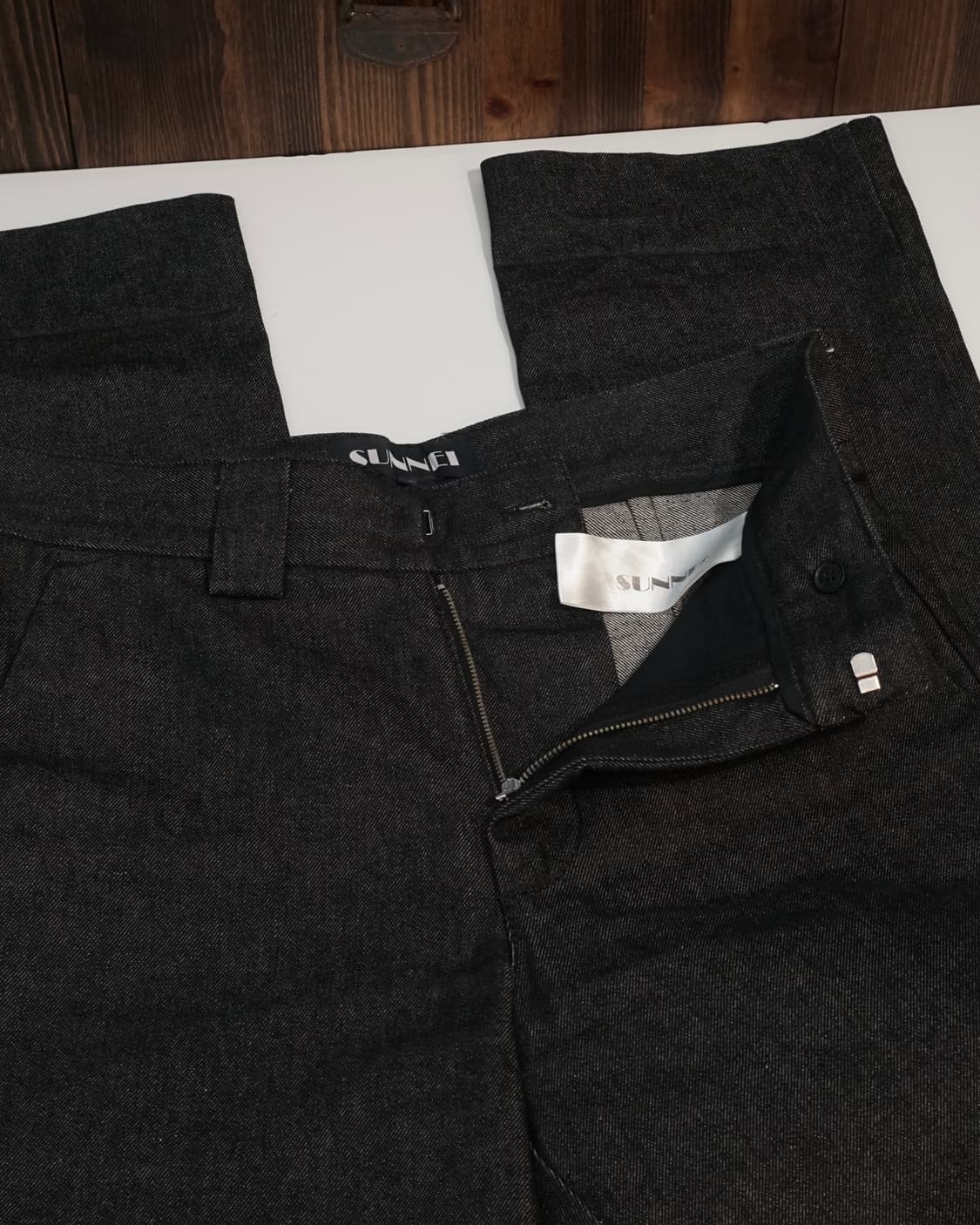 써네이 다크 스트레이트 데님팬츠 상품이미지5