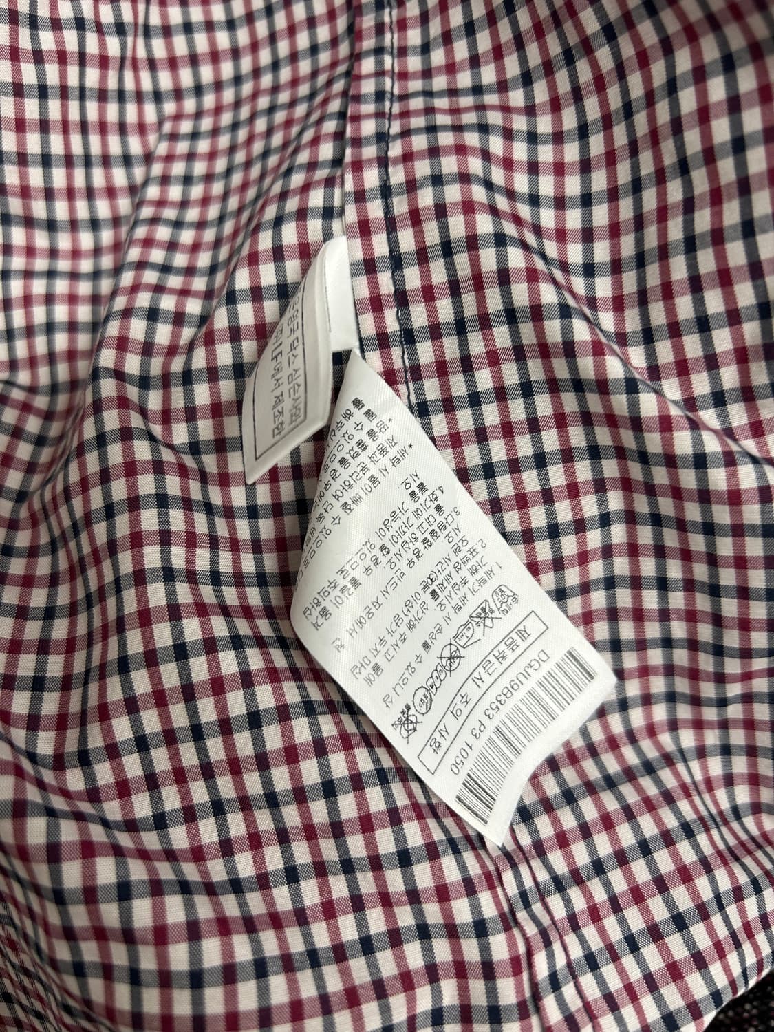 닥스 남성 체크 자켓 105 상품이미지8