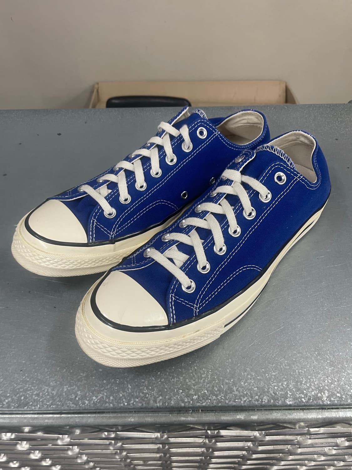 컨버스 척 70 로우 빈티지 캔버스 러쉬 블루 290 상품이미지2