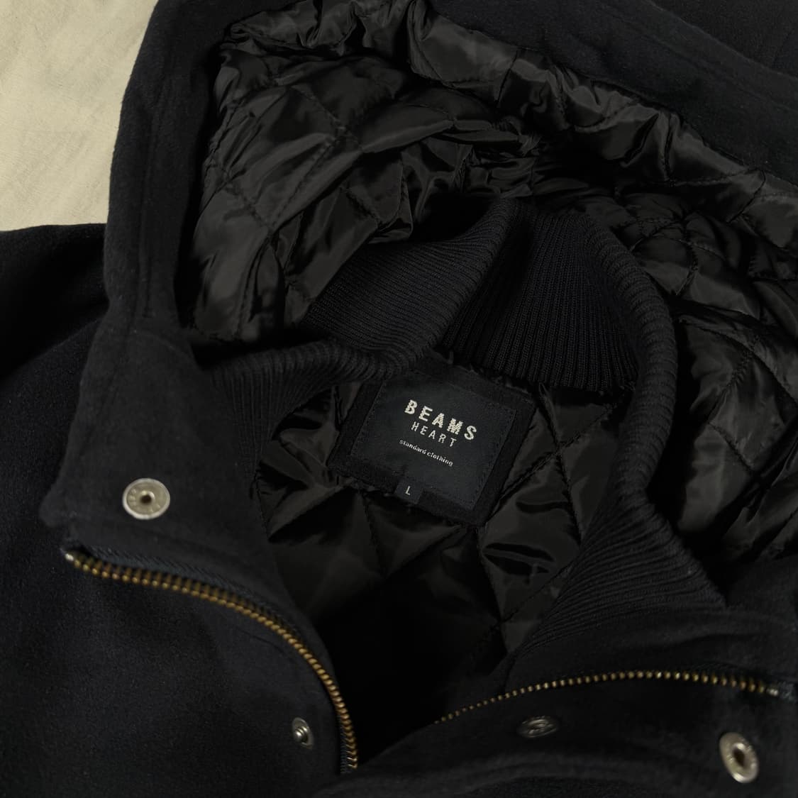 빔즈 하트 후드 스타디움 자켓 상품이미지2