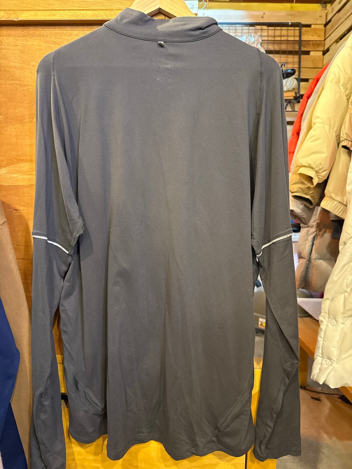 나이키 나일론 그레이 반집업 상품이미지4