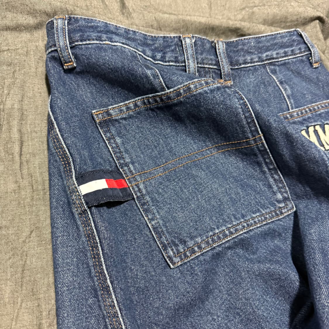 Retro Button-Front Denim Mini Skirt 상품이미지6