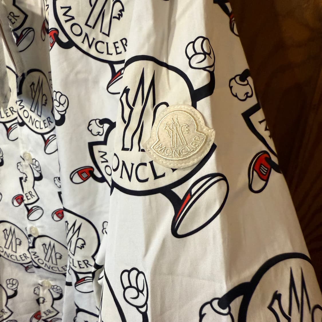 몽클레어 X 키스(kith) 콜라보 하와이안 셔츠 새상품 상품이미지3