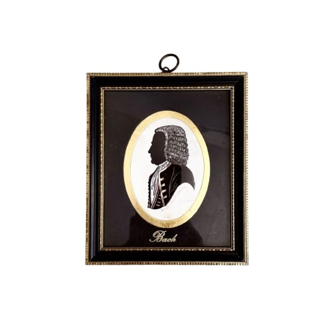 앤틱 바흐 아티스트프루프 실루엣 벽걸이 액자 상품이미지1