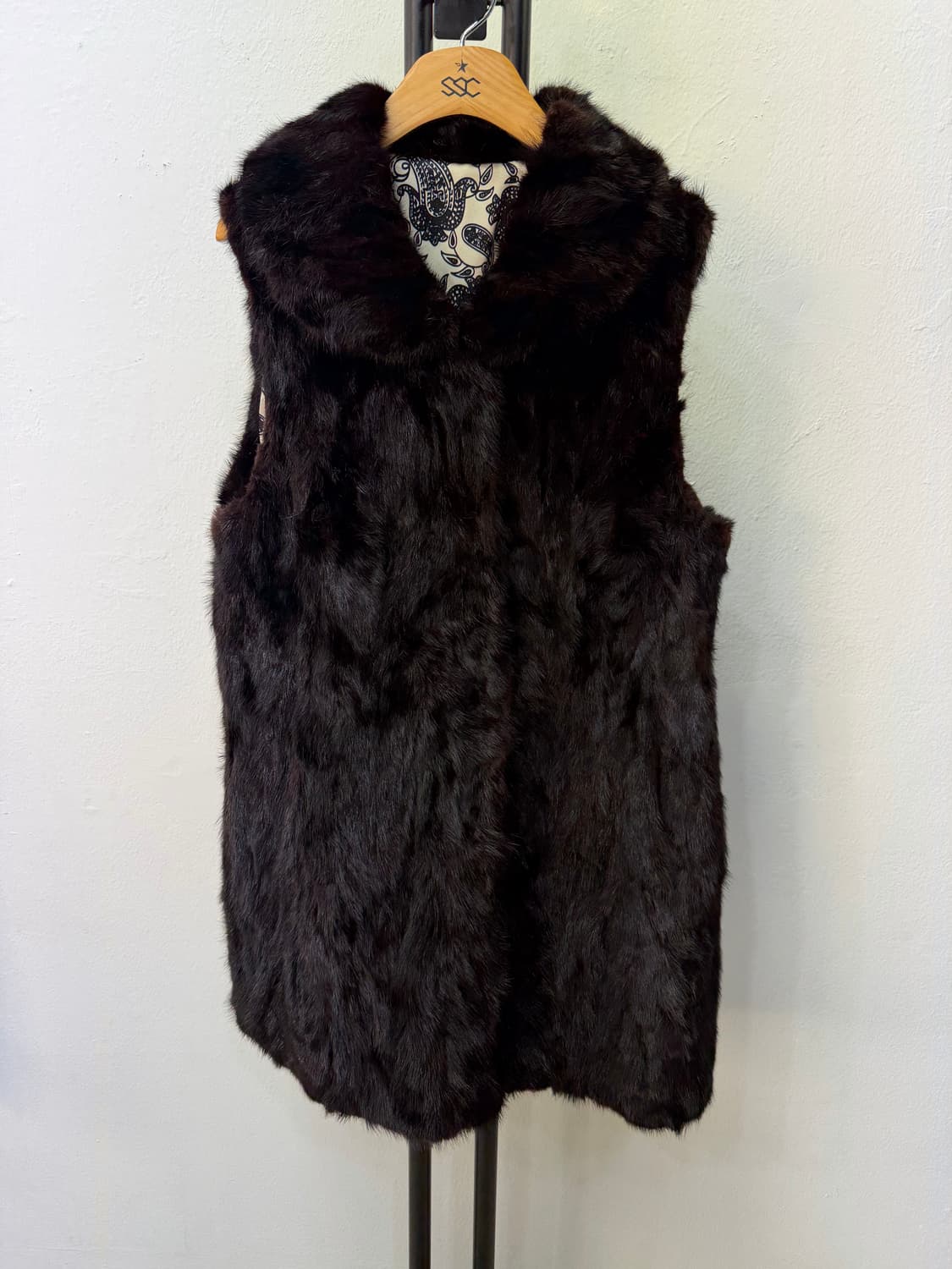 정품) 밍크 모피 베스트 조끼 77 상품이미지1