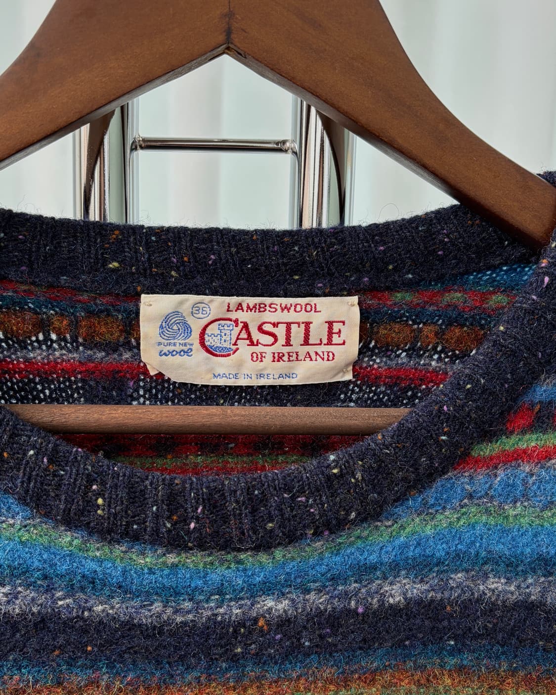 [S]아일랜드 페어아일 램스울 니트 상품이미지7