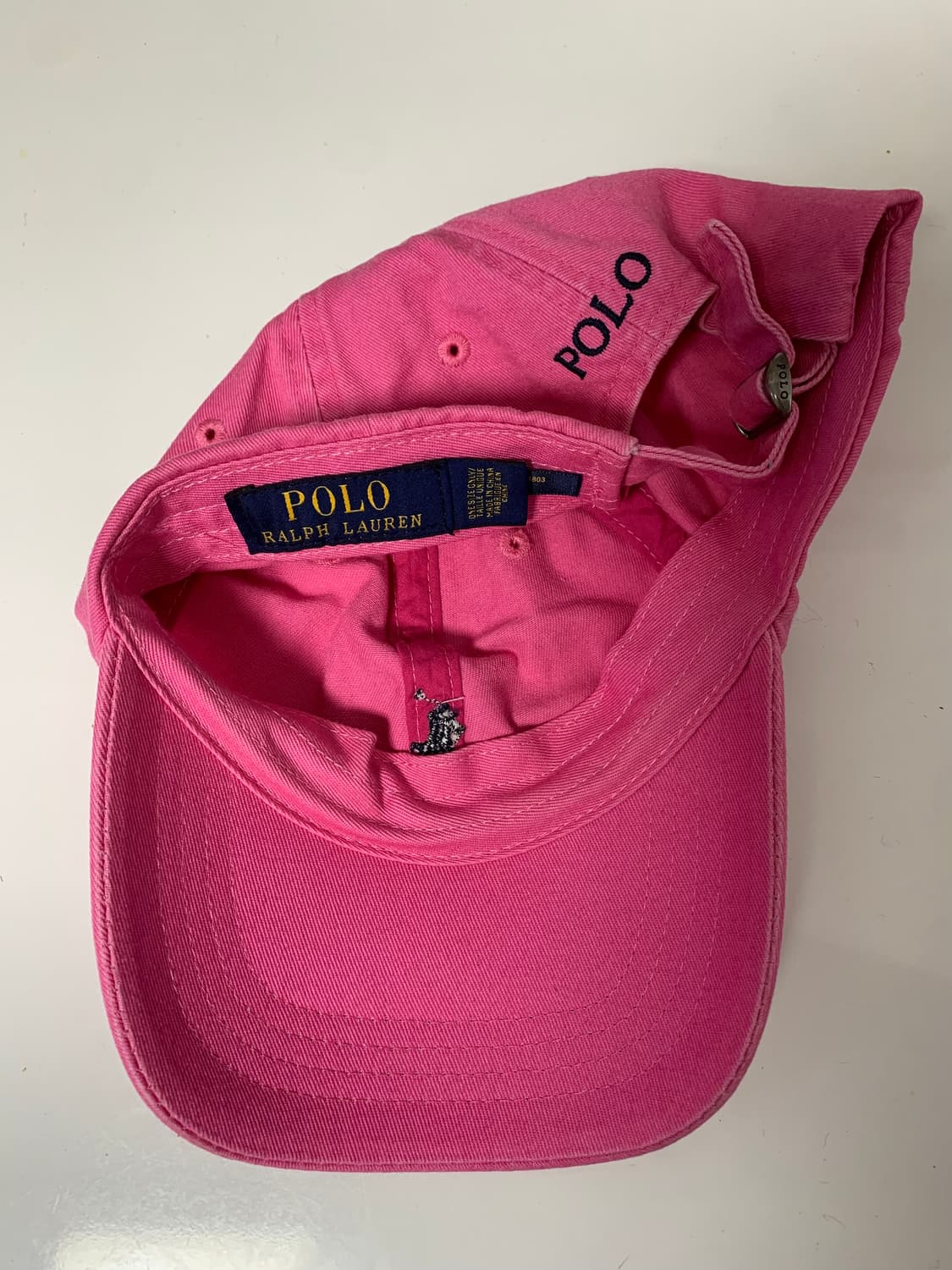 Polo 폴로 핑크 볼캡 모자 상품이미지3