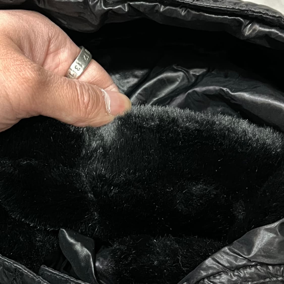  아르마니 진스 퍼 넥 퀼티드 자켓 y15082 상품이미지4