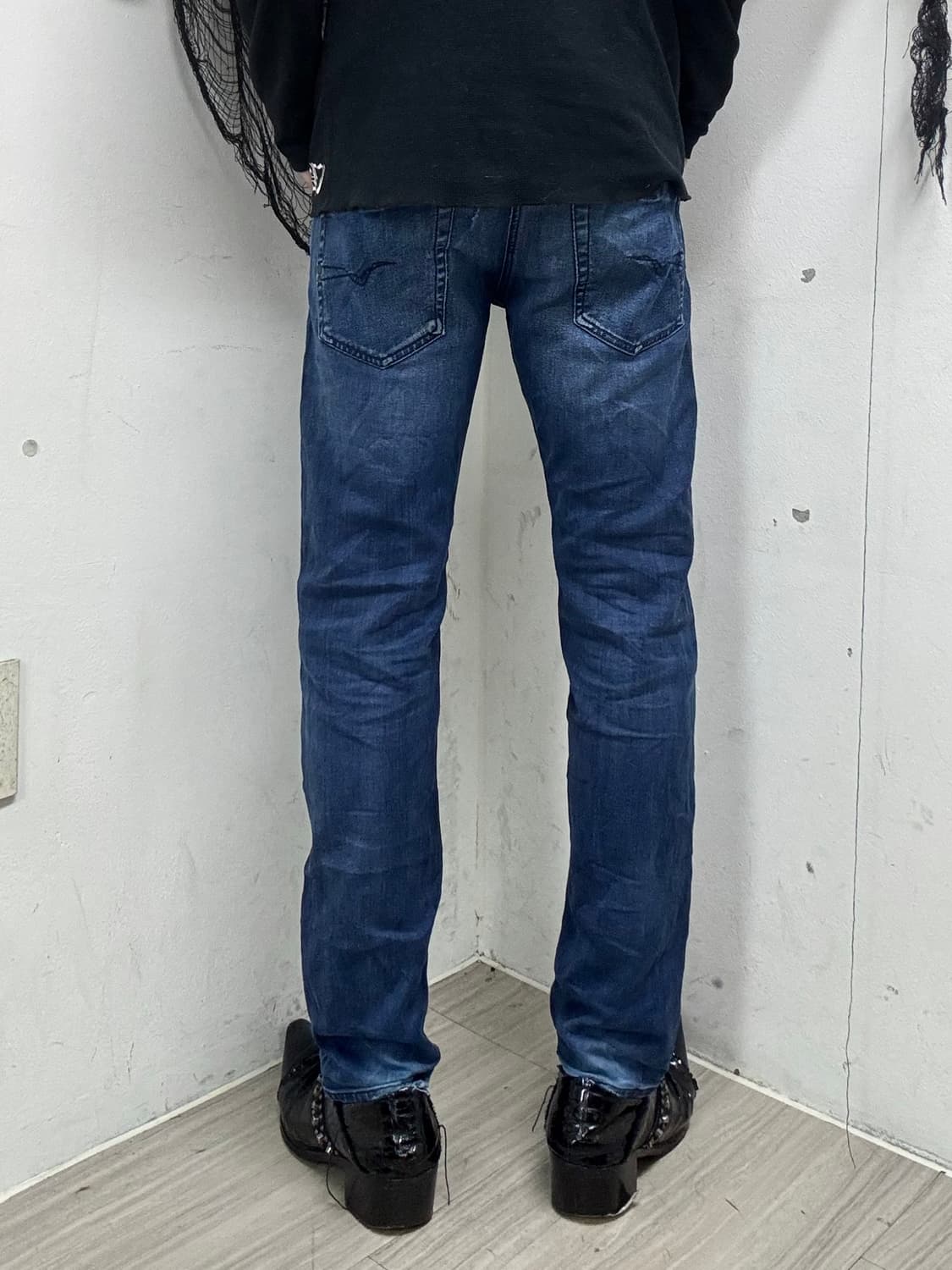 [Diesel]Blue Washed Biker Pants 상품이미지9