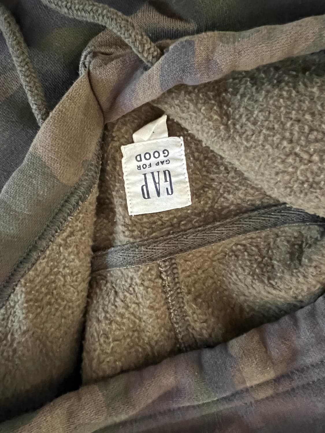 Gap 카모 후드티 상품이미지2