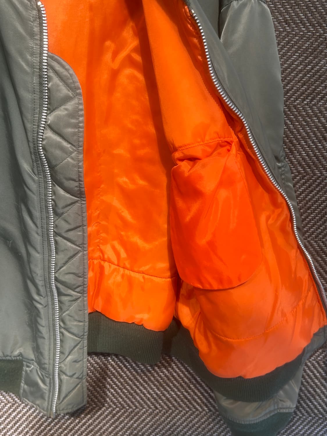 빈티지워싱 밀리터리 항공점퍼 상품이미지10