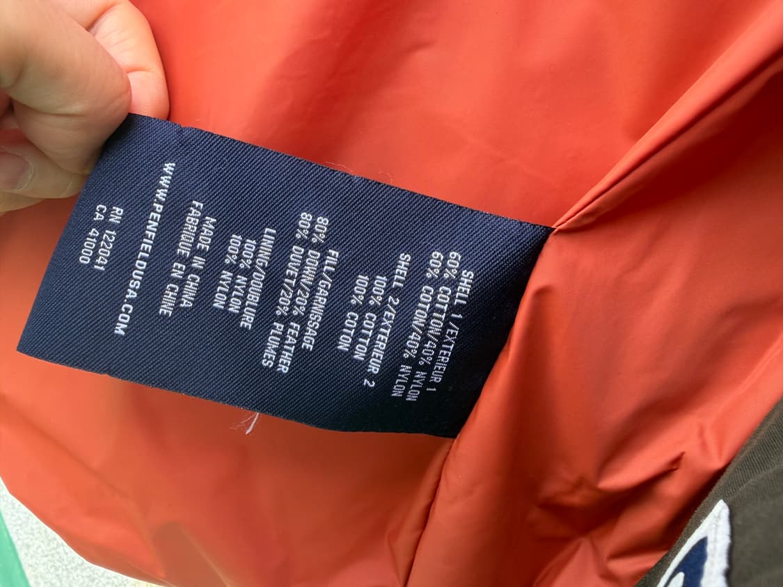 90s 펜필드 60/40 로쿠욘 아카이브 다운 재킷 상품이미지4