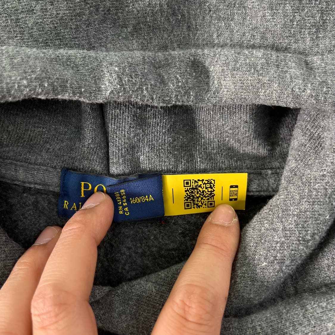 W 95 폴로랄프로렌 신형라벨 빅로고 후드티 상품이미지4